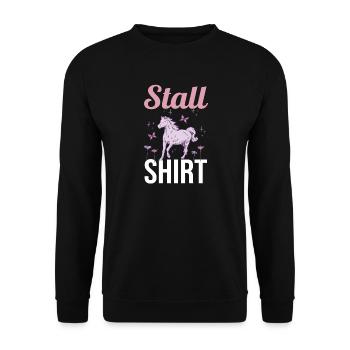 Équitation Amateurs de chevaux Écuries à cheval Chevaux - Sweat-shirt Unisexe - noir - Devant - Alina (178cm) & Michal (187cm)