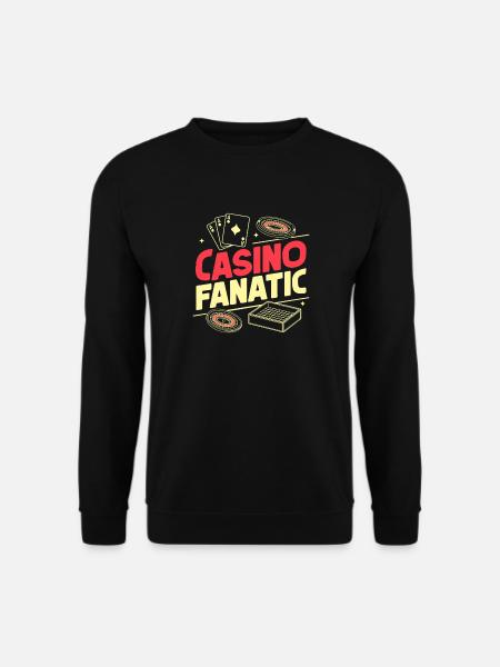 Fanowski fani hazardu kasyna Fanatic Casino - Bluza unisex - czarny
