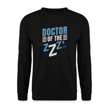Anesthesiologist Doctor Of ZZZ Anesthesia - Unisex Sweatshirt - black - Front - Alina (178cm) & Michal (187cm)