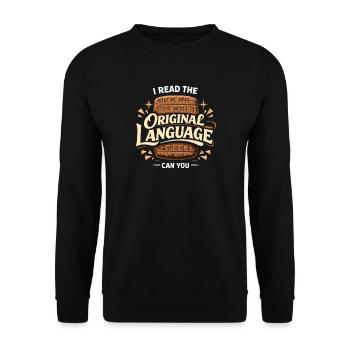 Ancient Mesopotamia, Sumerian - Unisex Sweatshirt - black - Front - Alina (178cm) & Michal (187cm)
