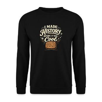 Ancient Mesopotamia, Sumerian - Unisex Sweatshirt - black - Front - Alina (178cm) & Michal (187cm)