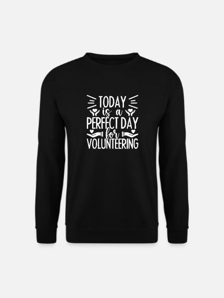 Socialrådgiver-citat i dag er en perfekt dag socialt - Unisex sweater - sort