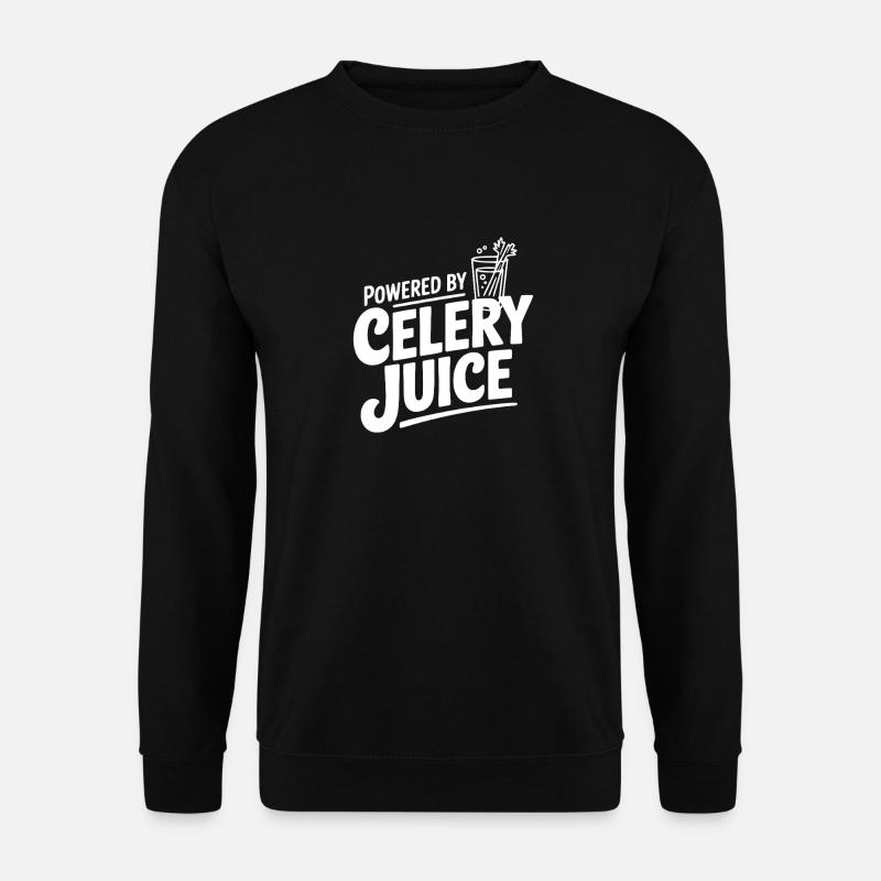 Alimenté par du jus de céleri - Sweat-shirt Unisexe - noir