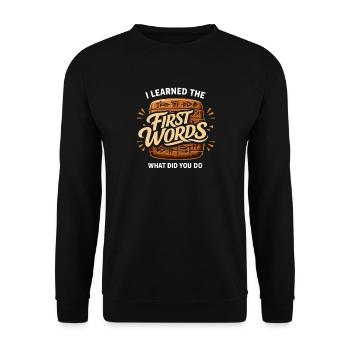 Ancient Mesopotamia, Sumerian - Unisex Sweatshirt - black - Front - Alina (178cm) & Michal (187cm)