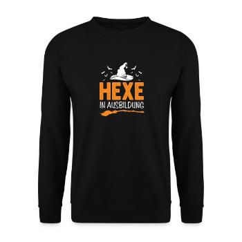 Sorcière en formation - Sweat-shirt Unisexe - noir - Devant - Alina (178cm) & Michal (187cm)