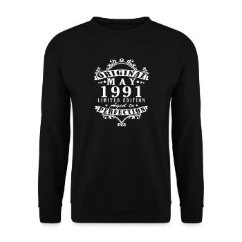 May 1991 - Unisex Sweatshirt - black - Front - Alina (178cm) & Michal (187cm)