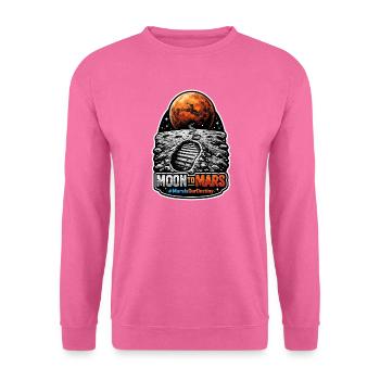 Allons sur Mars. Mission d’exploration de Mars - Sweat-shirt Unisexe - rose - Devant