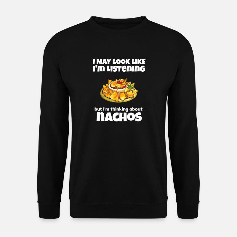 Nachos Daydreams Graphic Tee - Unisex Sweatshirt - black