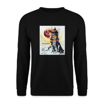 La dernière balise d’origine du signal - Sweat-shirt Unisexe - noir - Devant - Alina (178cm) & Michal (187cm)