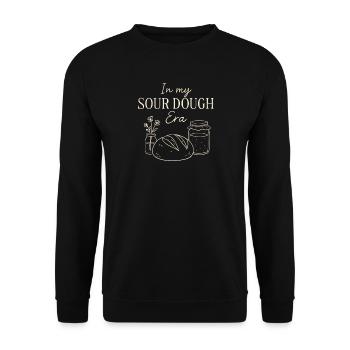 Pâtisserie pâtissière au levain à mon époque - Sweat-shirt Unisexe - noir - Devant - Alina (178cm) & Michal (187cm)