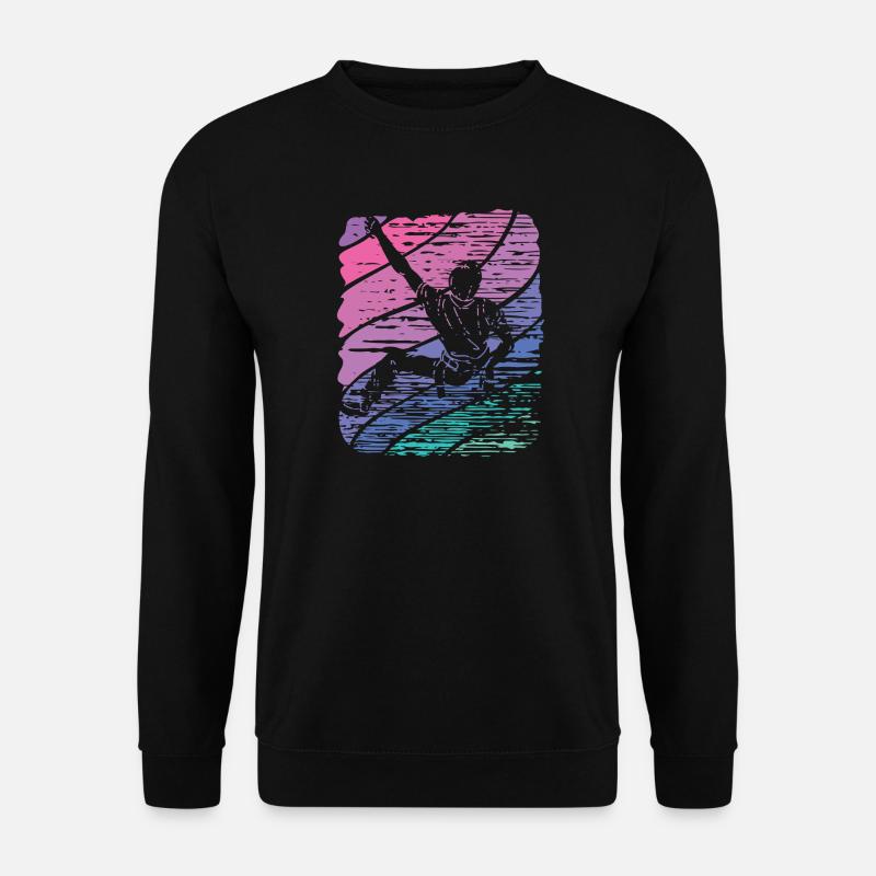 Boulderer Boulder Bouldering - Unisex Sweatshirt - black