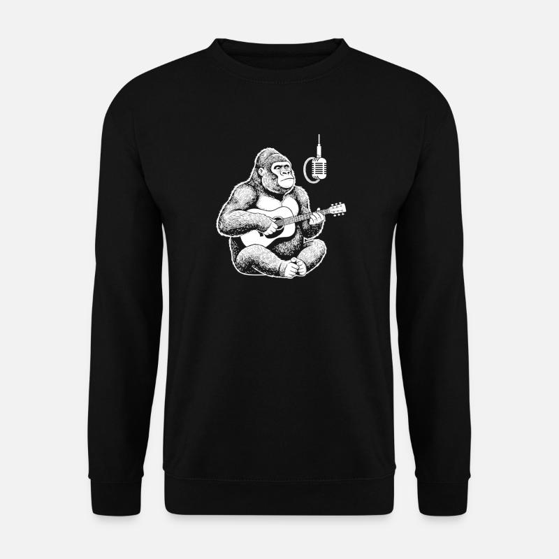 Gorilla Guitar Jam - Unisex Sweatshirt - black