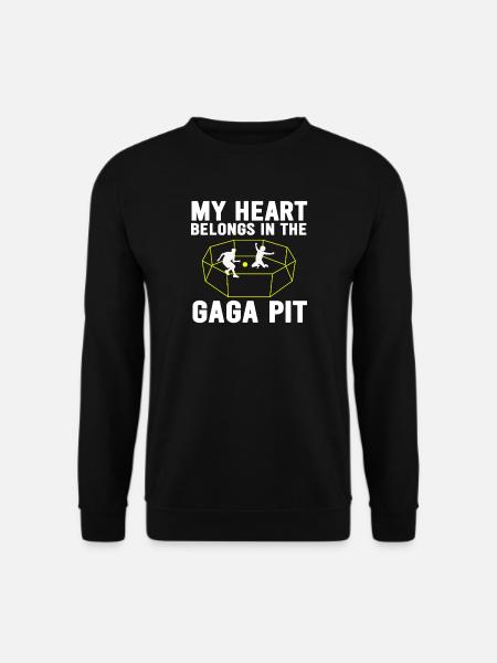 Gaga Pit Heart Tee - Unisex Sweatshirt - black