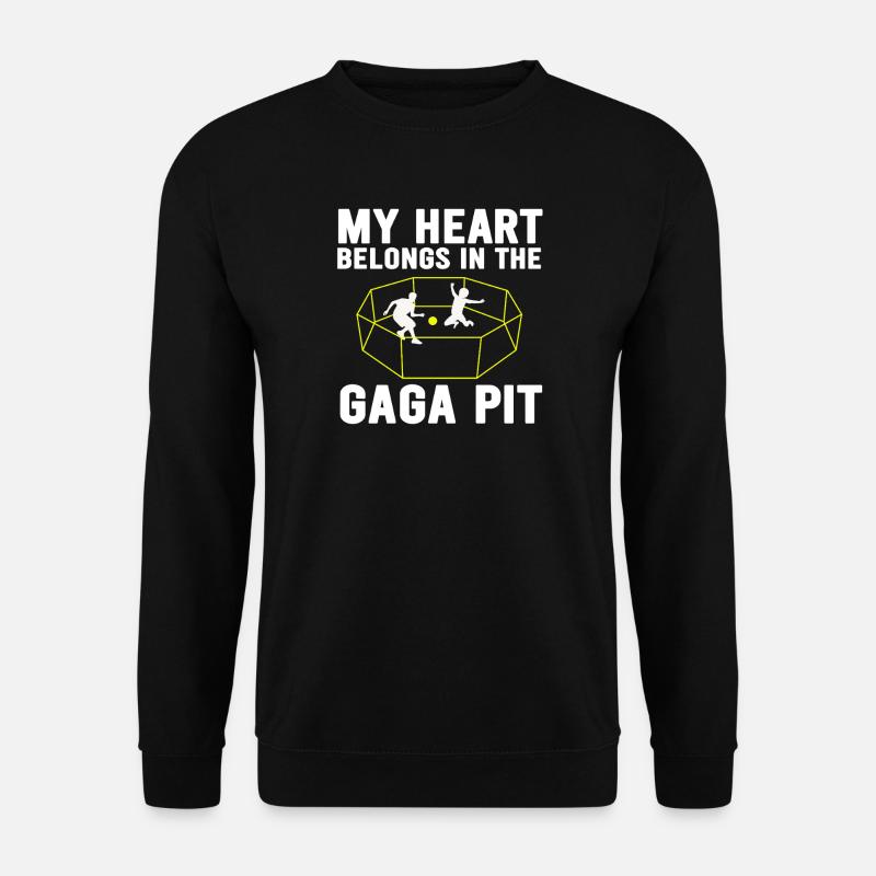 Gaga Pit Heart Tee - Unisex Pullover - Schwarz