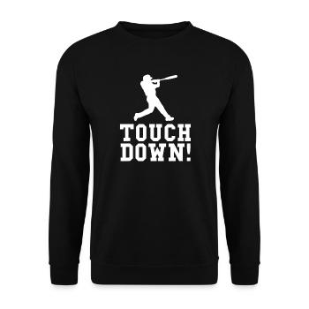 Tee silhouette d’atterrissage - Sweat-shirt Unisexe - noir - Devant - Alina (178cm) & Michal (187cm)