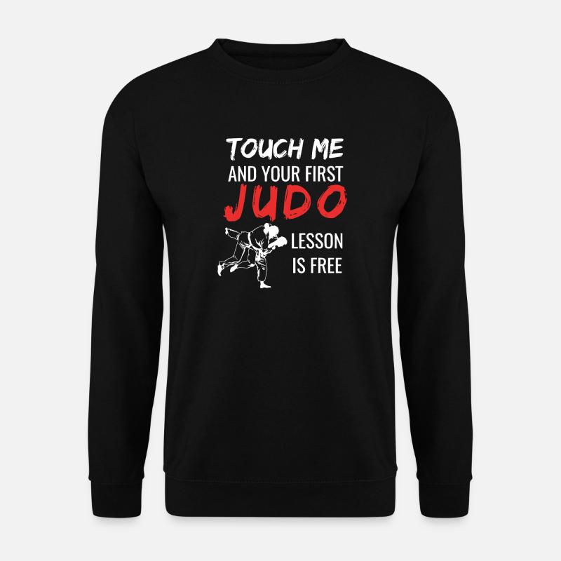 Touch Me Judo : Leçon gratuite - Sweat-shirt Unisexe - noir