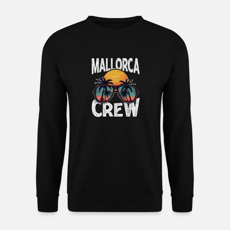 Mallorca Crew - Unisex Pullover - Schwarz