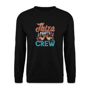 Ibiza Crew - Unisex Pullover - Schwarz - Vorne - Alina (178cm) & Michal (187cm)