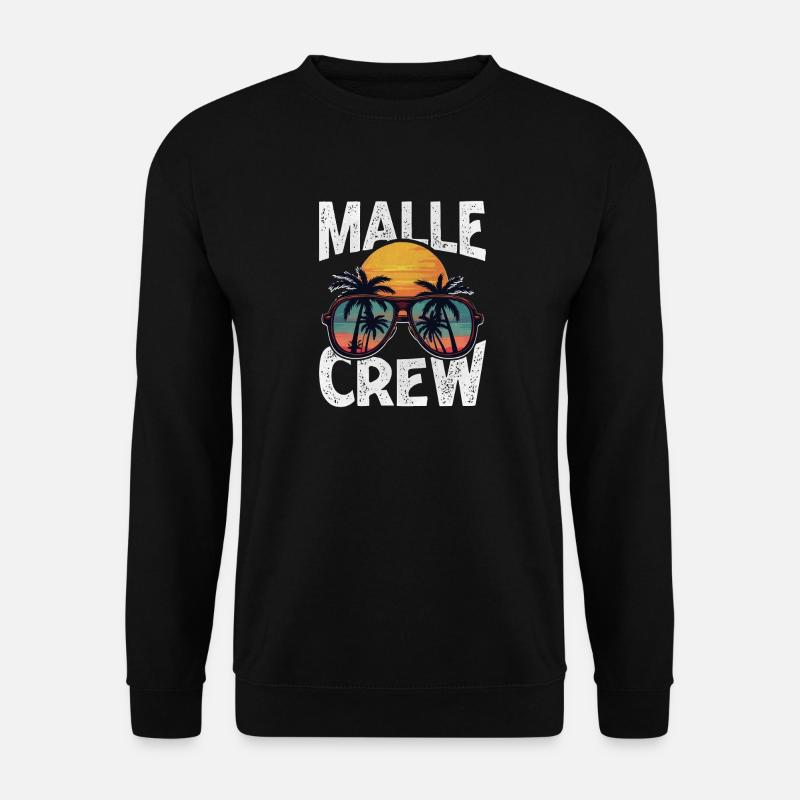 Malle Crew - Unisex Pullover - Schwarz