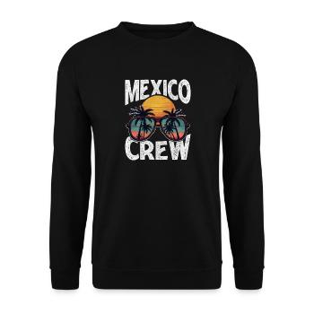 Mexico Crew - Unisex Sweatshirt - black - Front - Alina (178cm) & Michal (187cm)