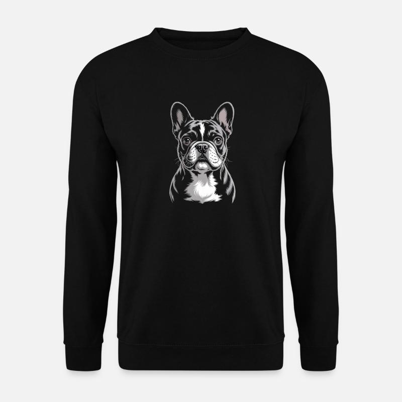 Französische Bulldogge Frenchie - Unisex Pullover - Schwarz