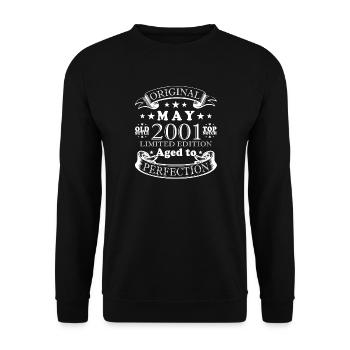 Insigne limité de mai 2001 - Sweat-shirt Unisexe - noir - Devant - Alina (178cm) & Michal (187cm)