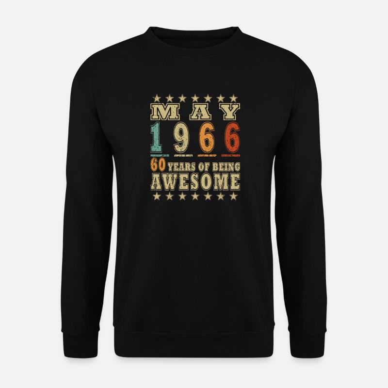 Birthday May 1966 - Unisex Sweatshirt - black