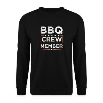 Équipe de barbecue - Sweat-shirt Unisexe - noir - Devant - Alina (178cm) & Michal (187cm)