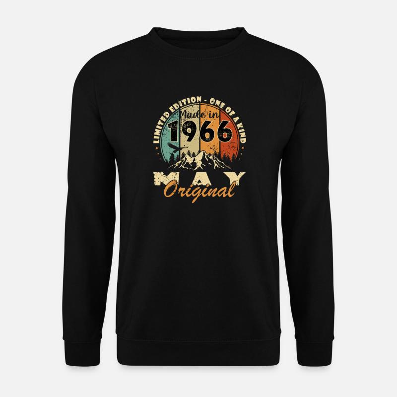 Birthday Present May 1966 - Unisex Sweatshirt - black