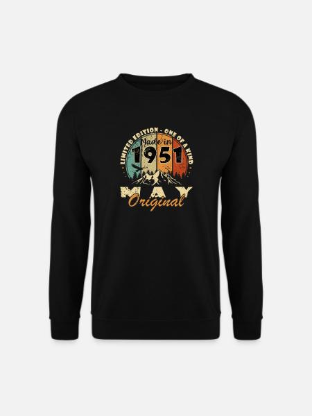 1951 Made in May Original - Unisex Sweatshirt - black