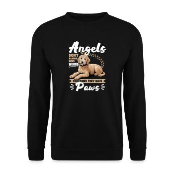 Goldendoodle Dog Breed - Unisex Sweatshirt - black - Front - Alina (178cm) & Michal (187cm)