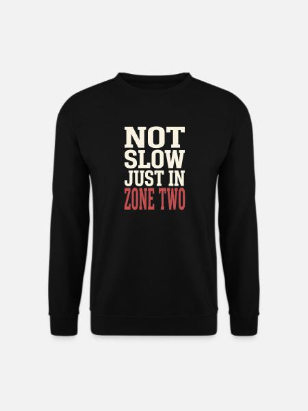 Zone 2 Training Herzfrequenztraining Einfaches - Unisex Pullover - Schwarz