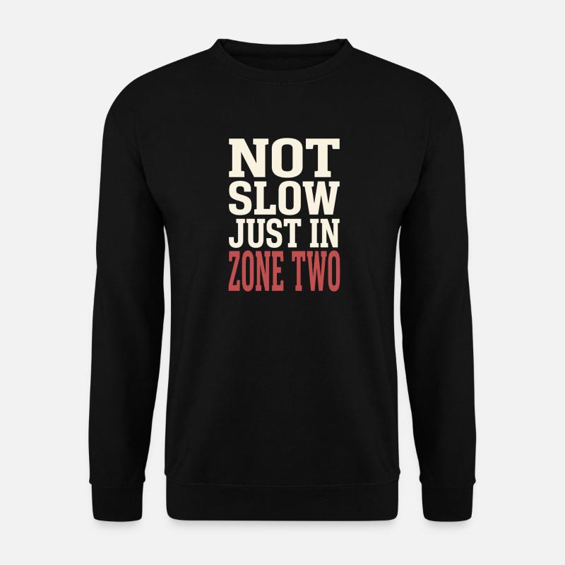 Zone 2 Training Herzfrequenztraining Einfaches - Unisex Pullover - Schwarz