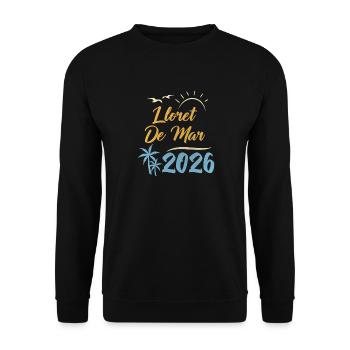 Lloret De Mar 2026 - Unisex Pullover - Schwarz - Vorne - Alina (178cm) & Michal (187cm)