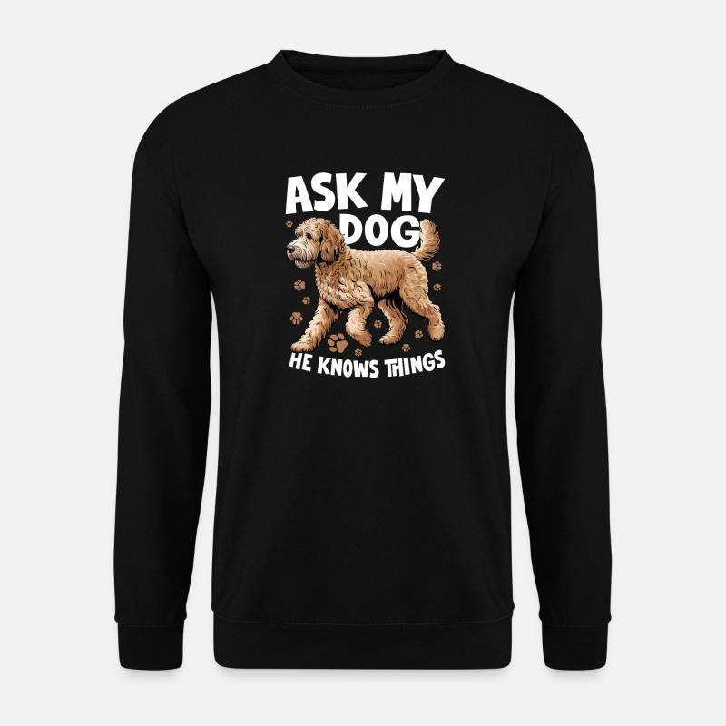 Goldendoodle Dog Breed - Unisex Sweatshirt - black