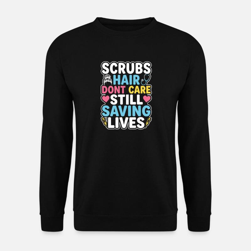 Night Shift Nurse, Tired - Unisex Sweatshirt - black