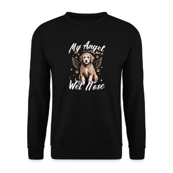 Goldendoodle Dog Breed - Unisex Sweatshirt - black - Front - Alina (178cm) & Michal (187cm)