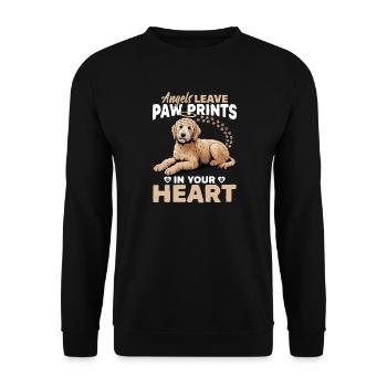 Goldendoodle Dog Breed - Unisex Sweatshirt - black - Front - Alina (178cm) & Michal (187cm)