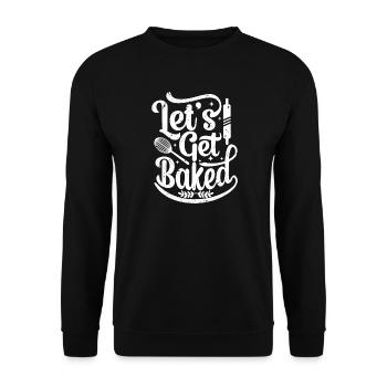 Allons nous faire cuire - Sweat-shirt Unisexe - noir - Devant - Alina (178cm) & Michal (187cm)