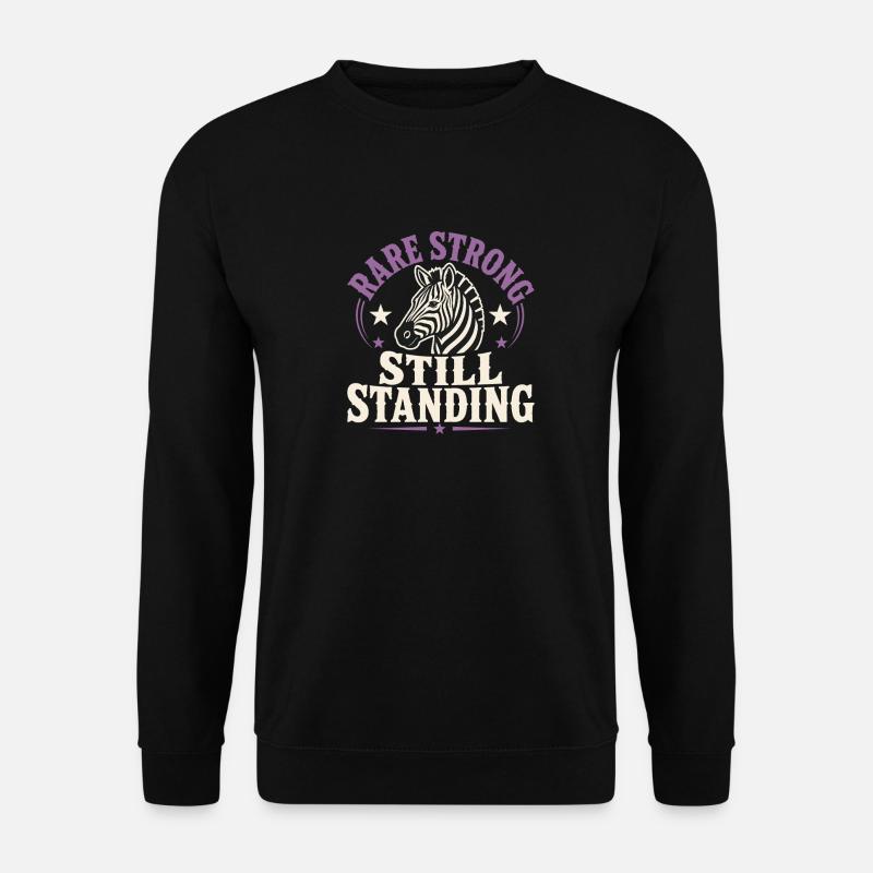 Eds-bewusstsein Ehlers-danlos Zebra-krieger - Unisex Pullover - Schwarz