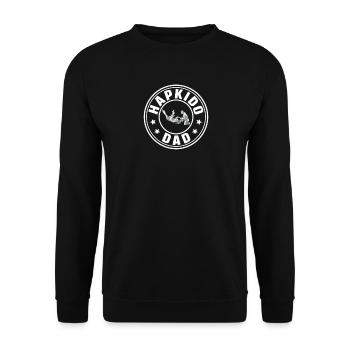 Hapkido Papa Hap Ki Do Cadeau - Sweat-shirt Unisexe - noir - Devant - Alina (178cm) & Michal (187cm)
