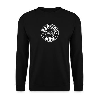 Hapkido Mom Hap Ki Do Cadeau - Sweat-shirt Unisexe - noir - Devant - Alina (178cm) & Michal (187cm)