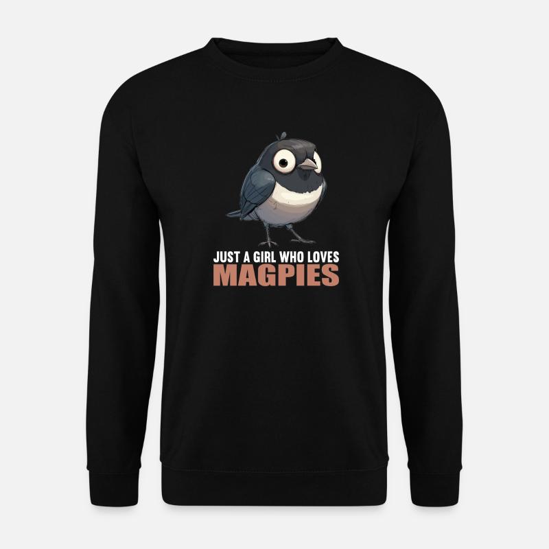 Magpies Magpie - Unisex Sweatshirt - black