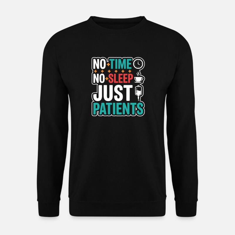 Nachtschicht-krankenschwester, Müde - Unisex Pullover - Schwarz