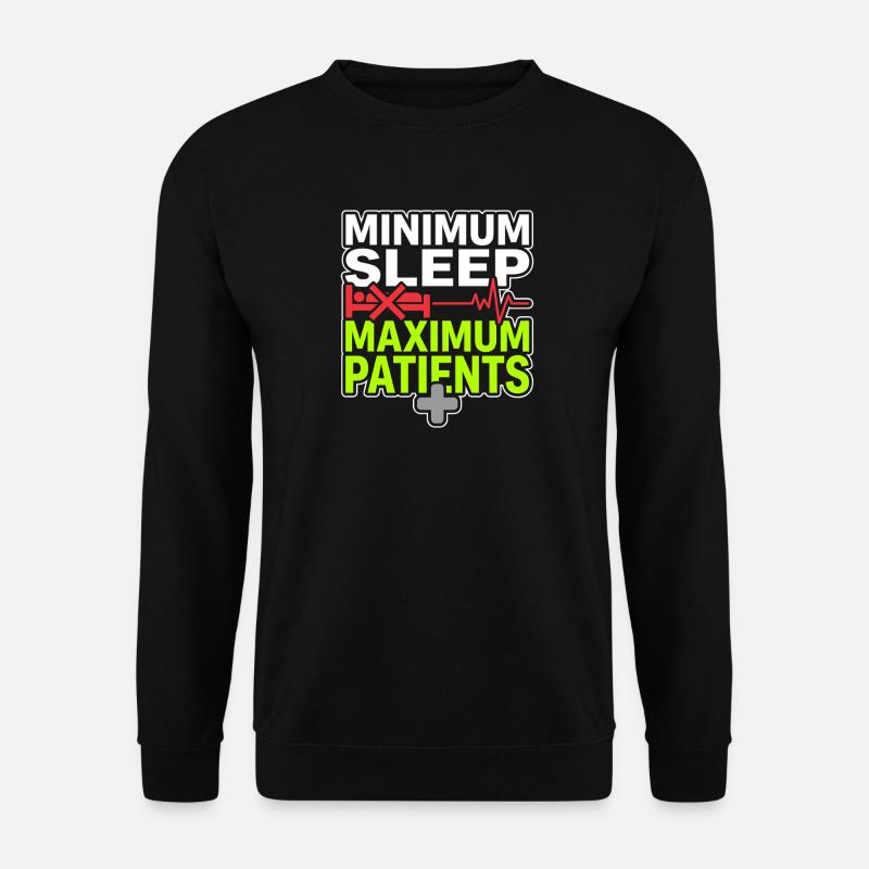 Night Shift Nurse, Tired - Unisex Sweatshirt - black