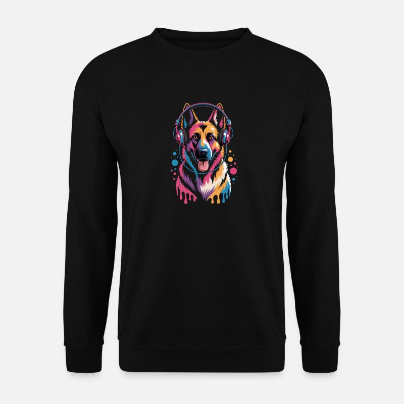 German Shepherd - Unisex Sweatshirt - black