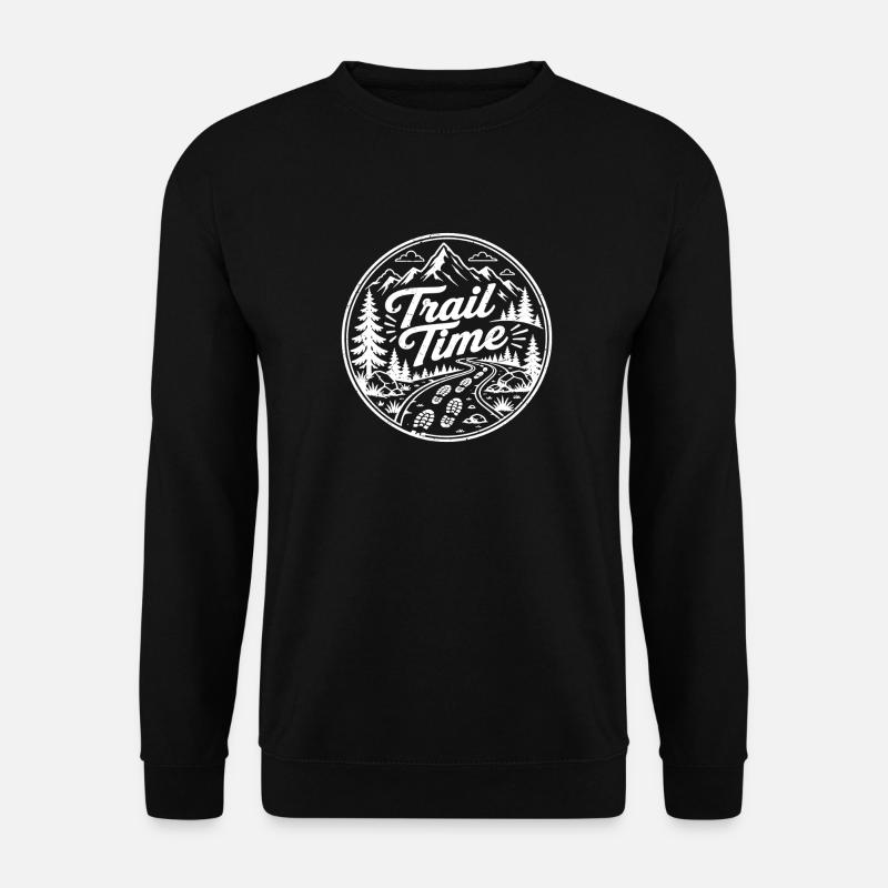 Temps de sentier - Sweat-shirt Unisexe - noir