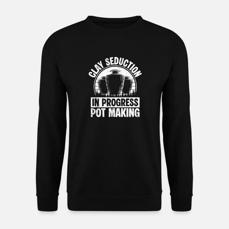 Pottery Artists Clay Seduction Pottery - Unisex Pullover - Schwarz