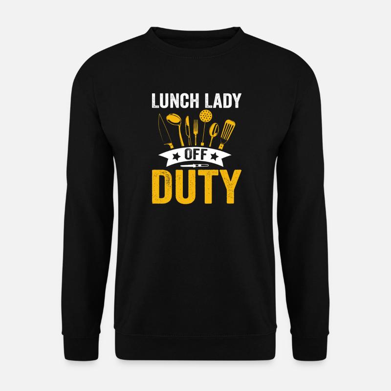 Lunch Lady Duty Kitchen Heroine - Unisex Sweatshirt - black