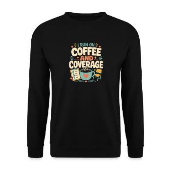 Head of the daycare center, head of the preschool - Unisex Sweatshirt - black - Front - Alina (178cm) & Michal (187cm)